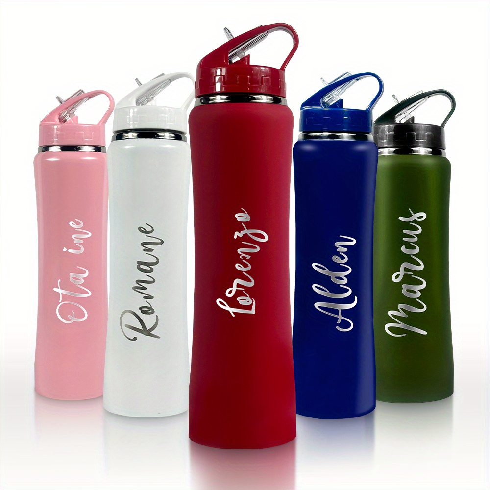 Name Sports Equipment - Botella de agua personalizada con nombre,