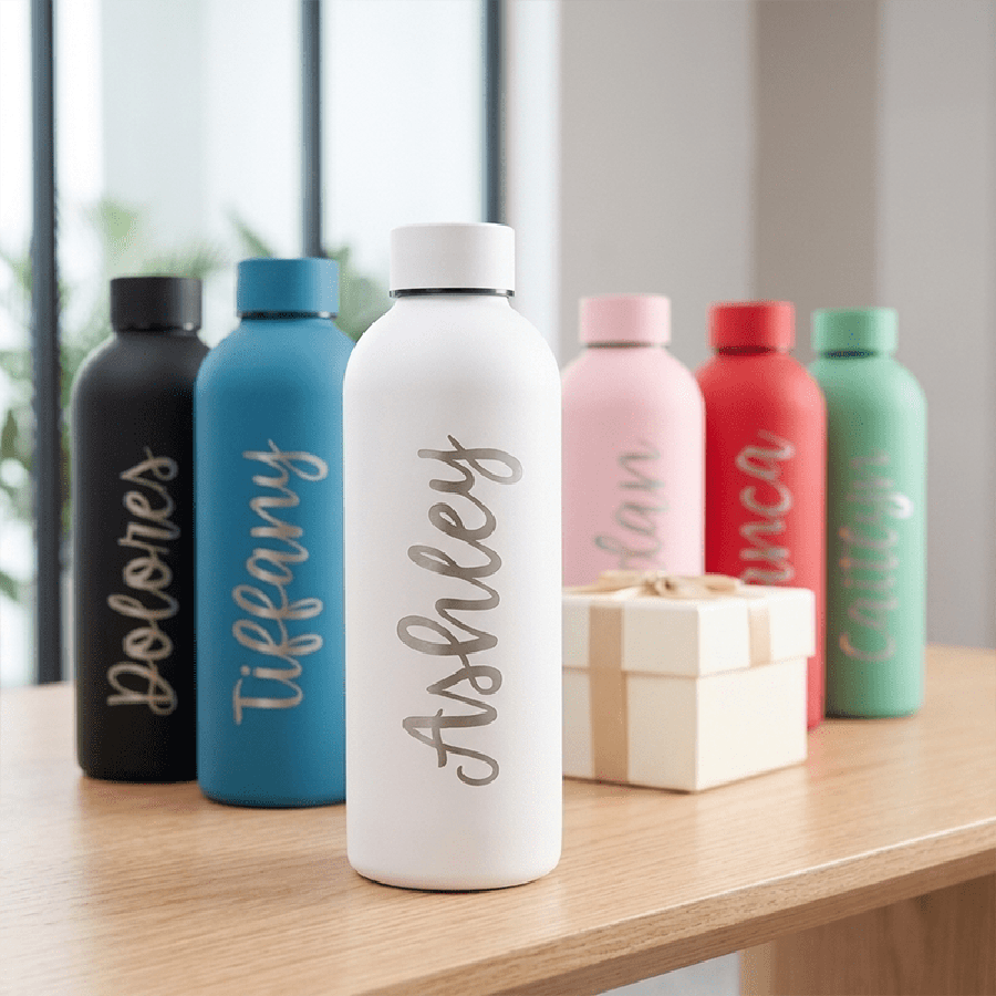 Name Sports Equipment - Botella de agua personalizada de acero