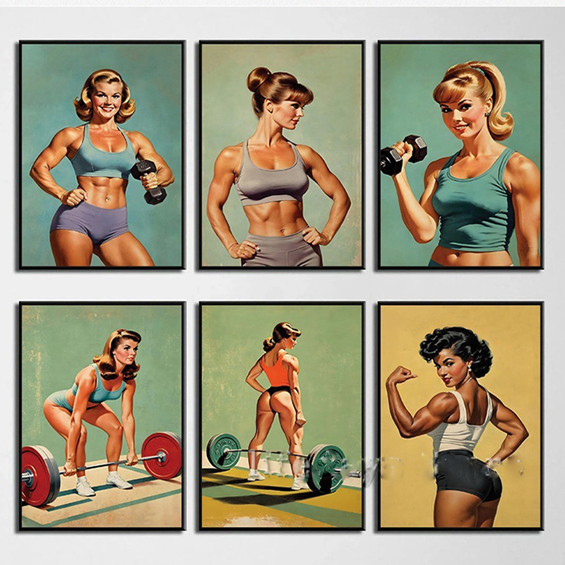 Sports Equipment Poster - Póster e lienzo impreso, pintura para