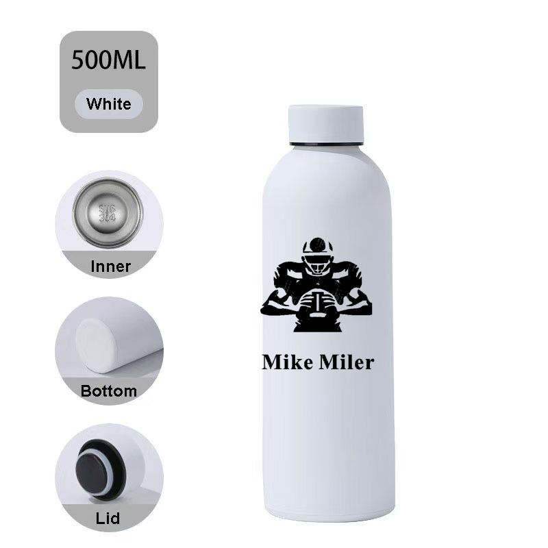 Name Sports Equipment - Termo con nombre y logotipo personalizado
