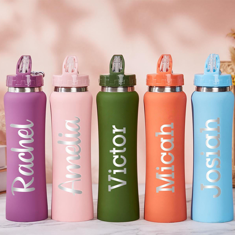 Name Sports Equipment - Botella de agua de acero inoxidable