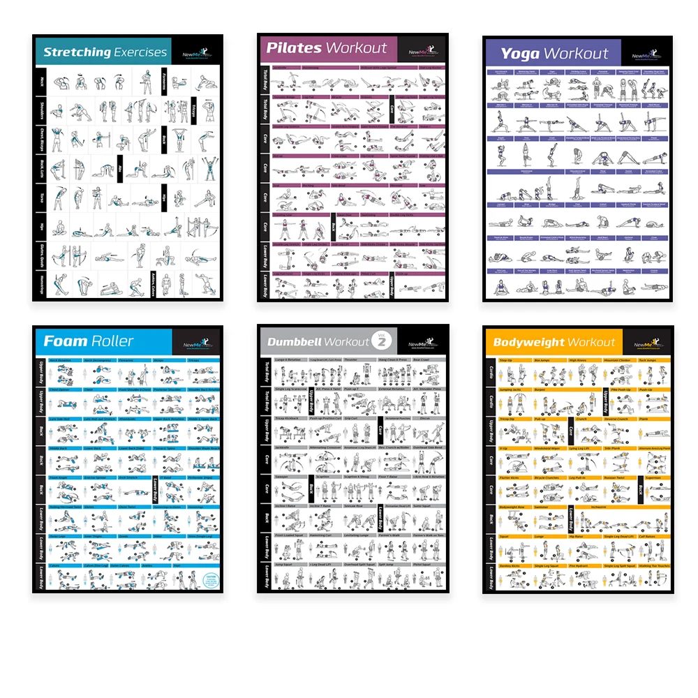 Tabla de ejercicios corporales - Sports Equipment Poster reseña y precio