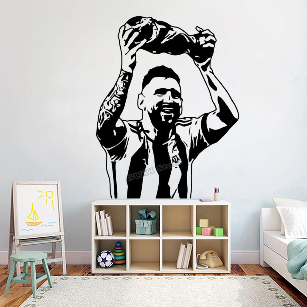 Pegatina de pared Messi, calco - Sports Equipment Poster reseña y precio
