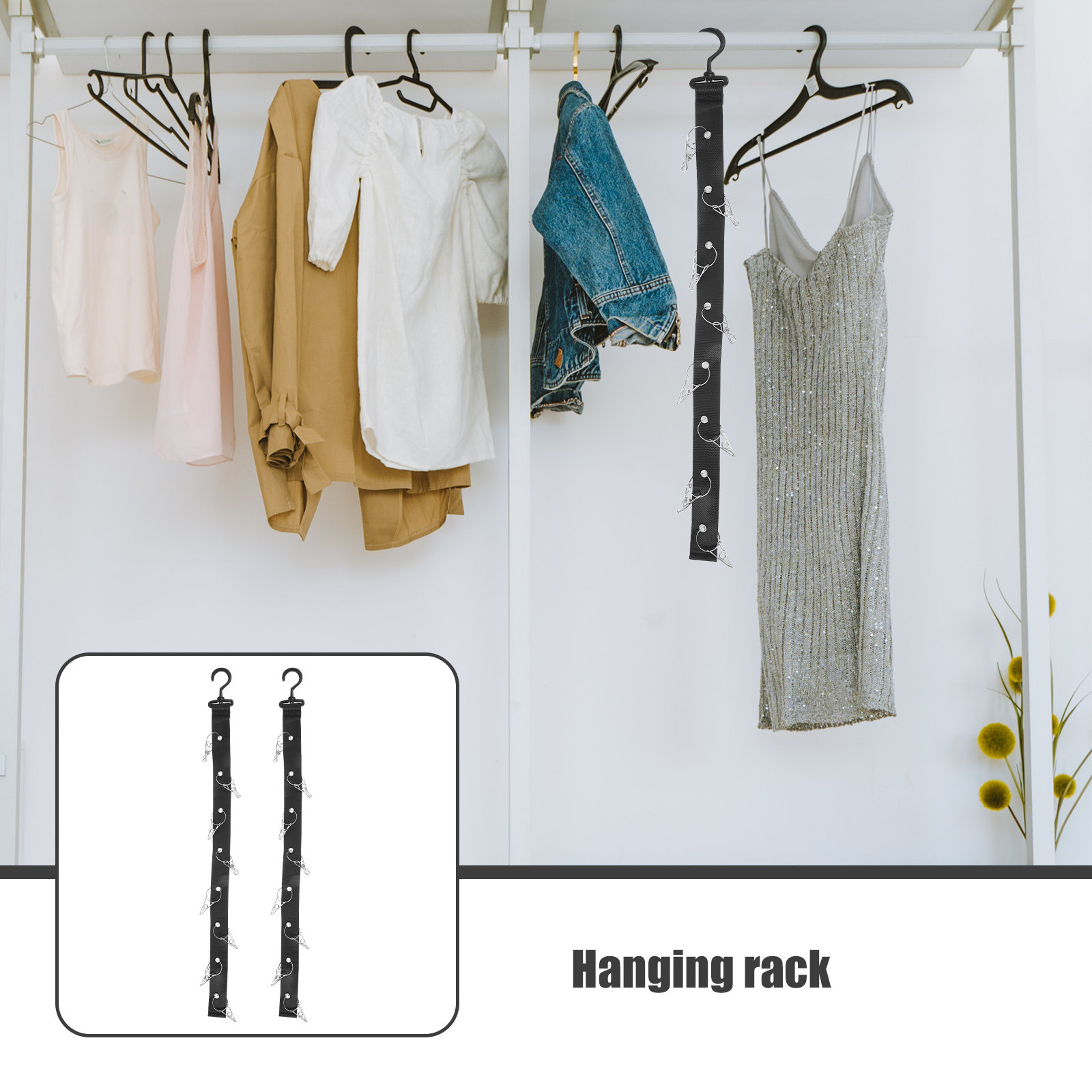 2 Piezas de Tendedero Colgante - Sports Equipment Drying Rack reseña y precio