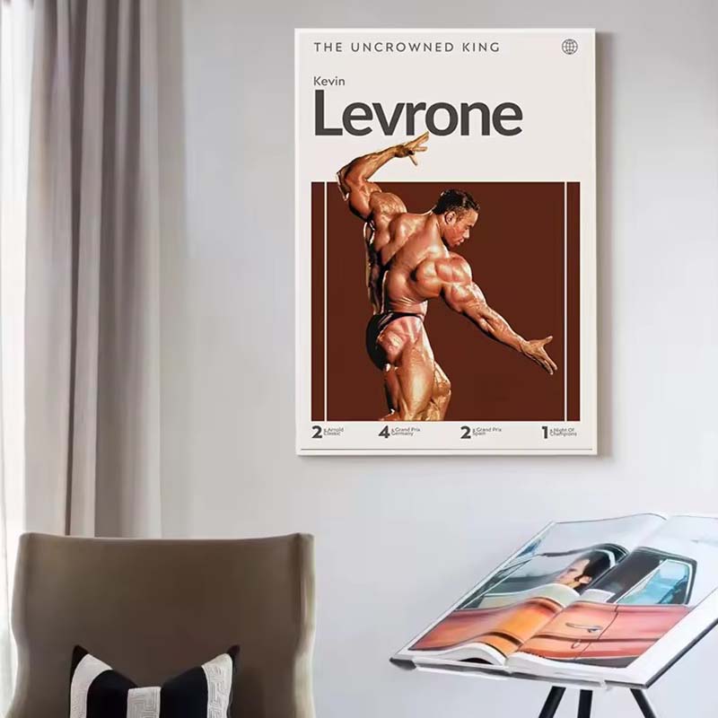 Póster de culturista de motiva - Sports Equipment Poster reseña y precio
