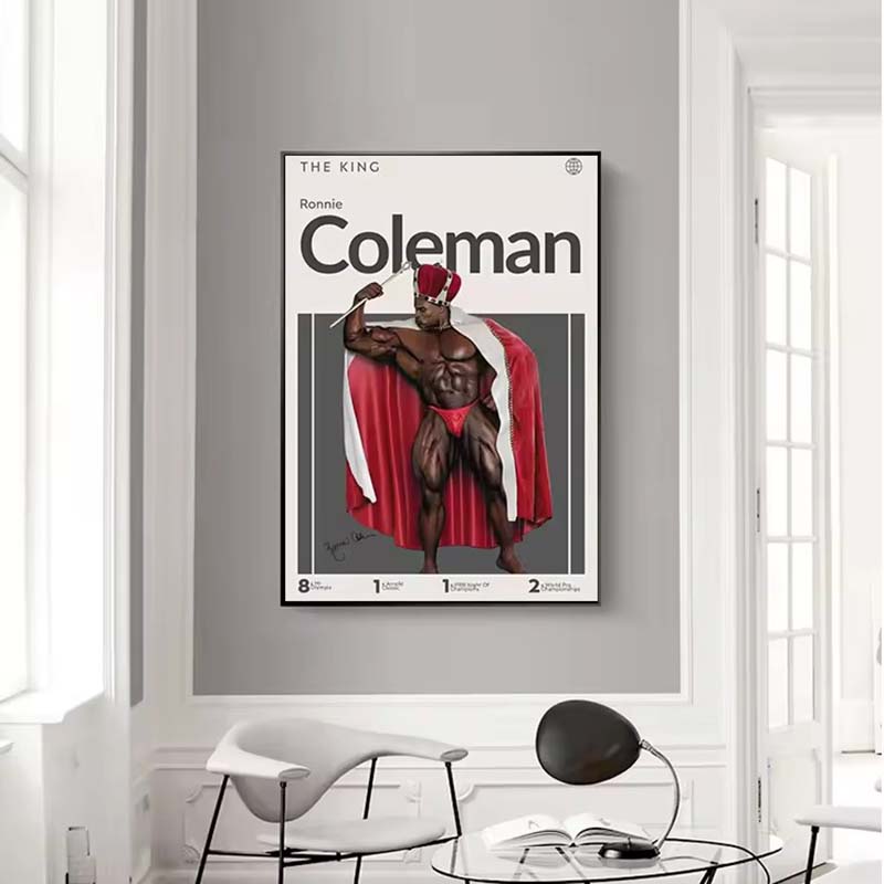 Póster de culturista de motiva - Sports Equipment Poster reseña y precio