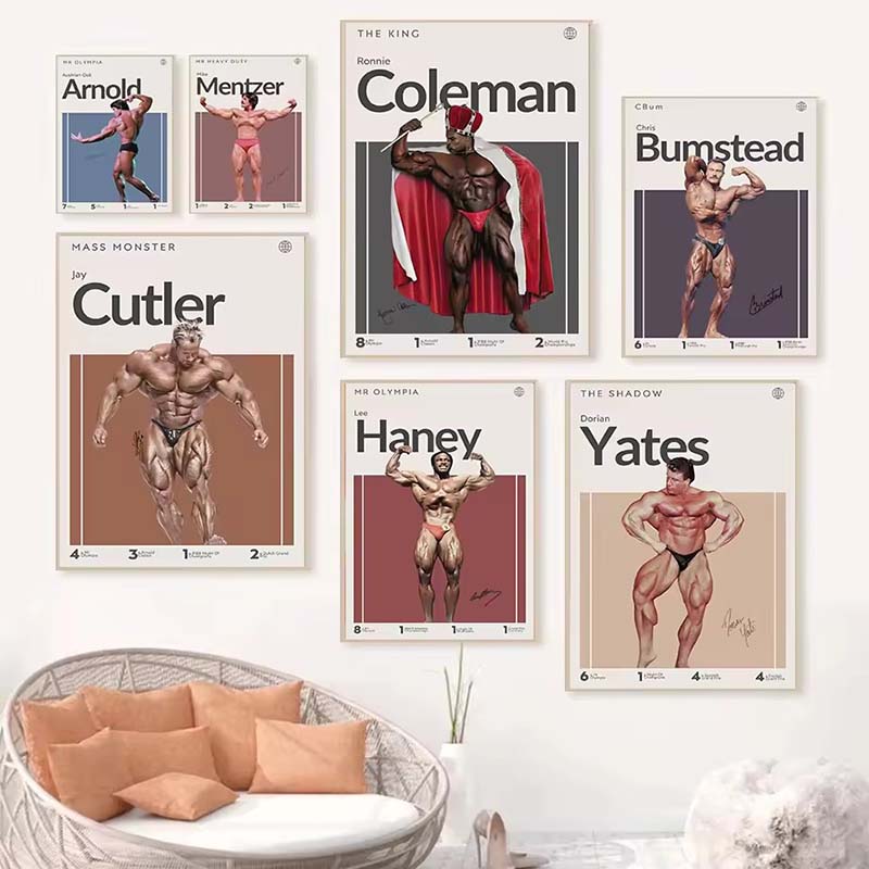 Póster de culturista de motiva - Sports Equipment Poster reseña y precio