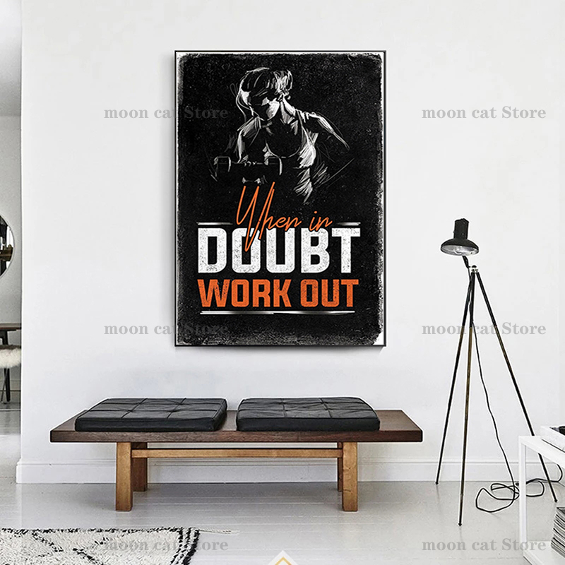 Póster deportivo de Fitness pa - Sports Equipment Poster reseña y precio
